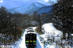函館本線雪模様 函館本線雪模様