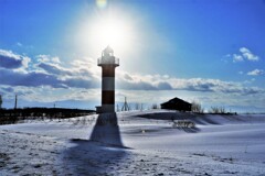 石狩灯台の影Ⅲ