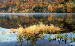 赤井川村落合ダム湖
