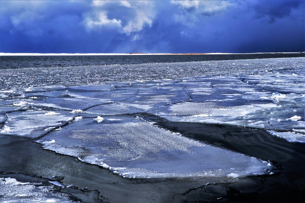 凍てつく石狩川河口Ⅱ