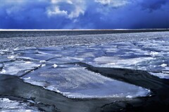 凍てつく石狩川河口Ⅱ