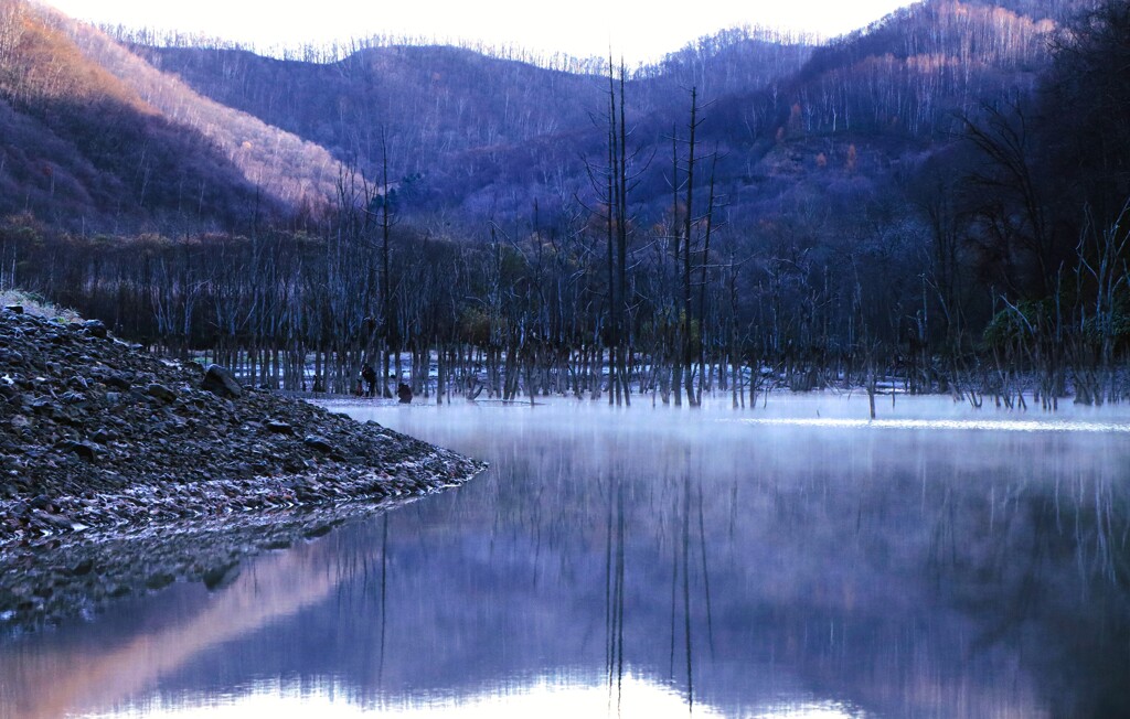 赤井川村落合ダム湖