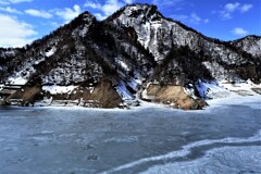 雪解け(札幌湖）