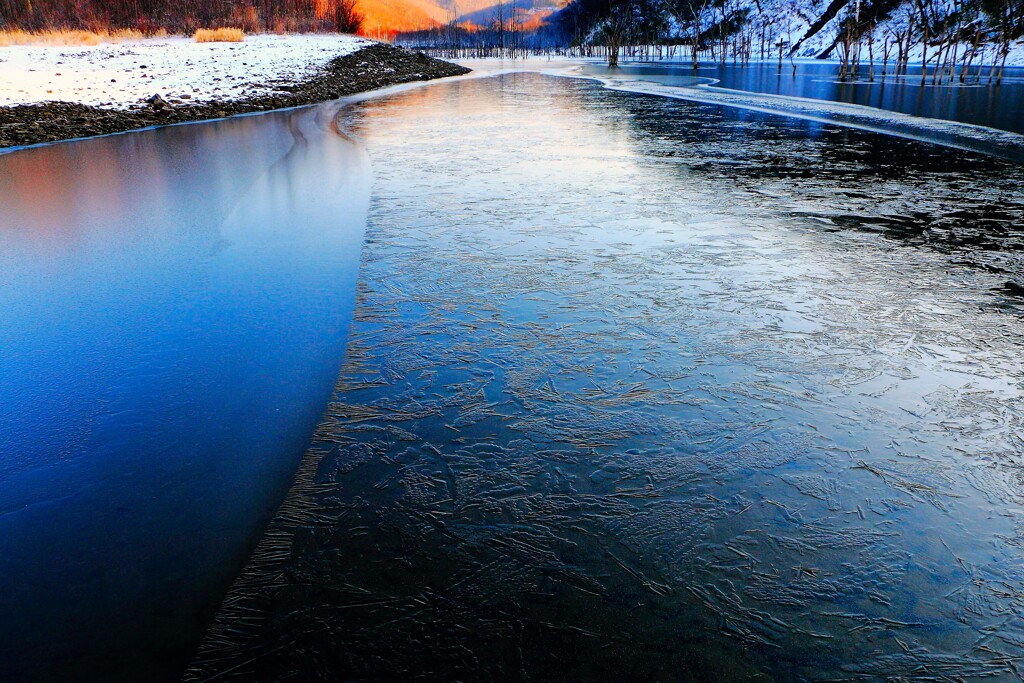 凍てつく落合ダム（蔵出）