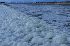 凍てつく石狩川河口Ⅱ