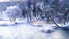 凍てつく千歳川（蔵出）