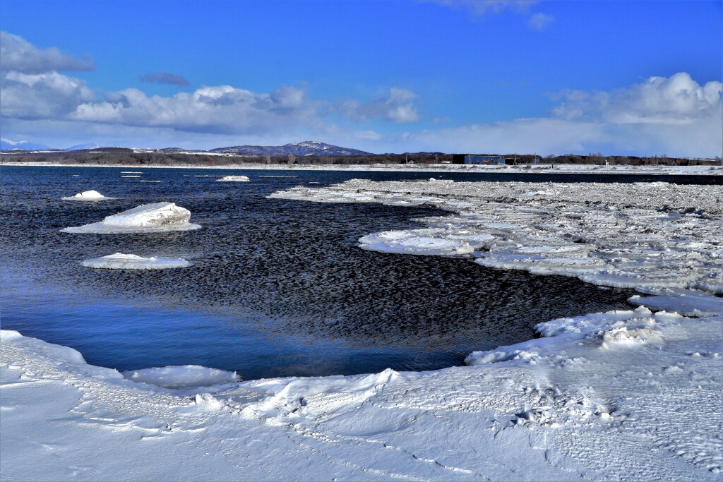 凍てつく石狩川河口Ⅱ