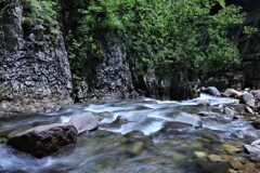 定山渓の渓流Ⅱ