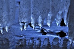 氷の世界Ⅳ(支笏湖湖畔）