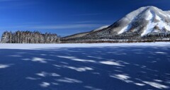 尻別岳と影
