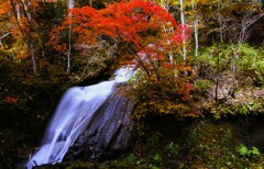 恵庭渓谷三段の滝