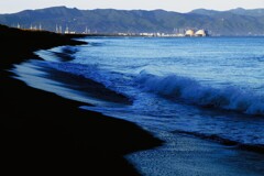 石狩浜の引き潮