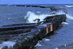 石狩川河口導流堤
