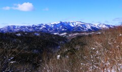 冬の山々 冬の山々