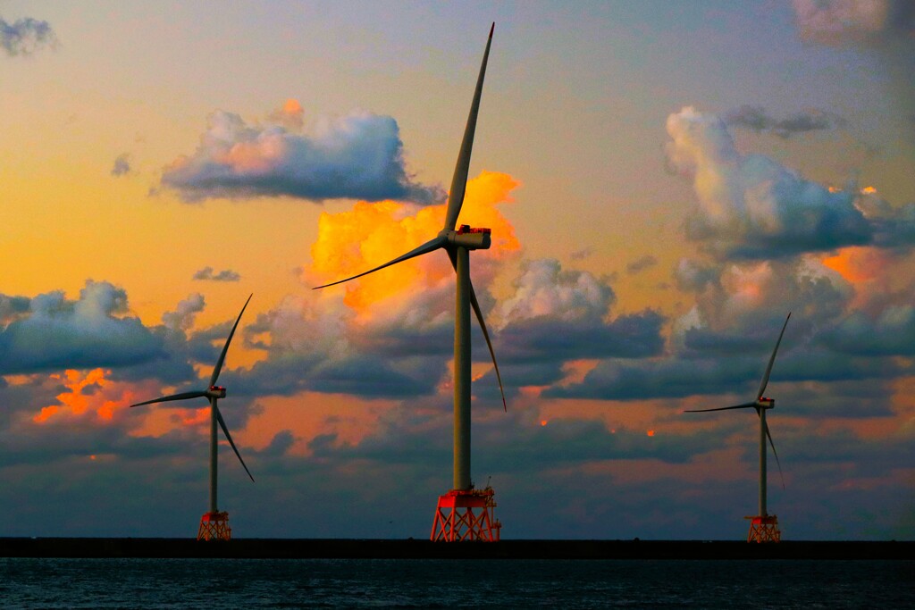 石狩湾洋上風力発電