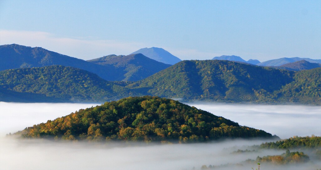 赤井川村　雲海