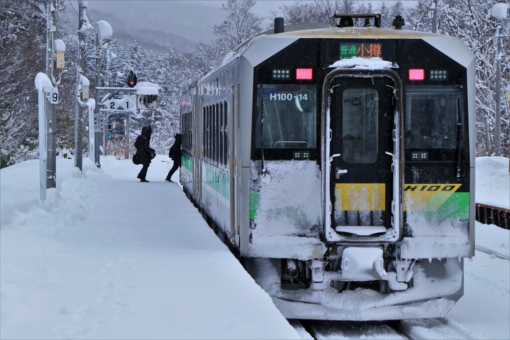 2021年冬(仁木町銀山駅）