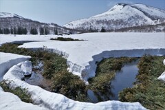雪解けのニセコ