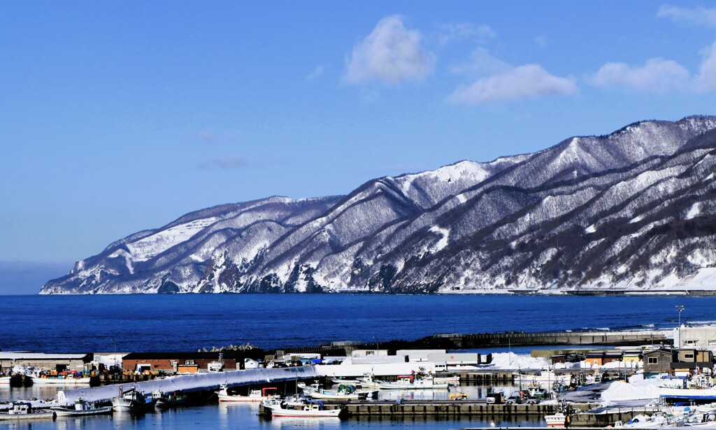石狩市厚田漁港とオロロンライン
