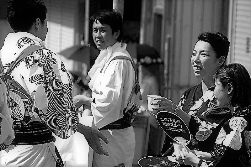 夏祭り、一服(蔵出）