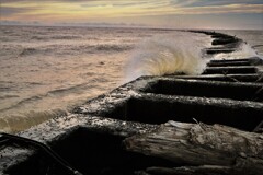 石狩川河口導流堤