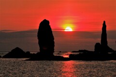 積丹の夜明け(再投稿）