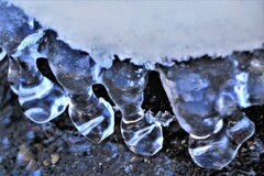 氷の世界Ⅳ(支笏湖湖畔）