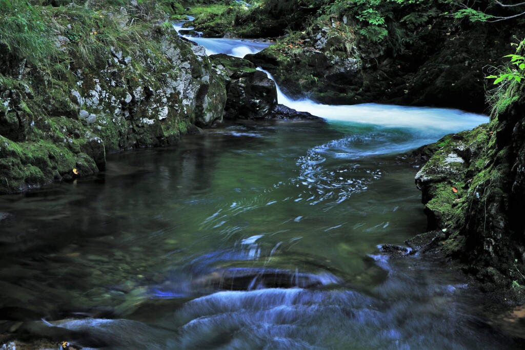 定山渓白井川渓流