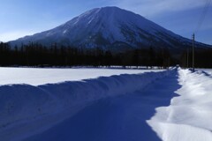 羊蹄山に続く道 羊蹄山に続く道