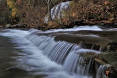 晩秋のキロロ余市川上流