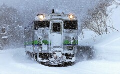冬の函館本線(蔵出）