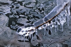 氷の世界Ⅲ(支笏湖湖畔）