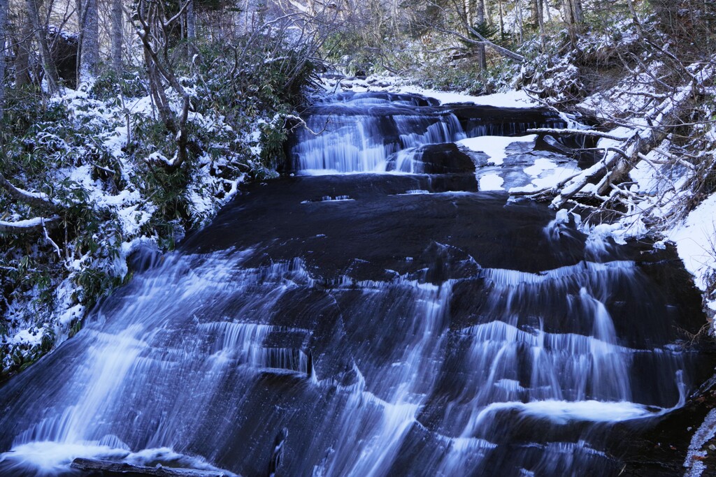 恵庭渓谷ラルマナイの滝