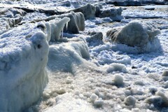 凍てつく海岸
