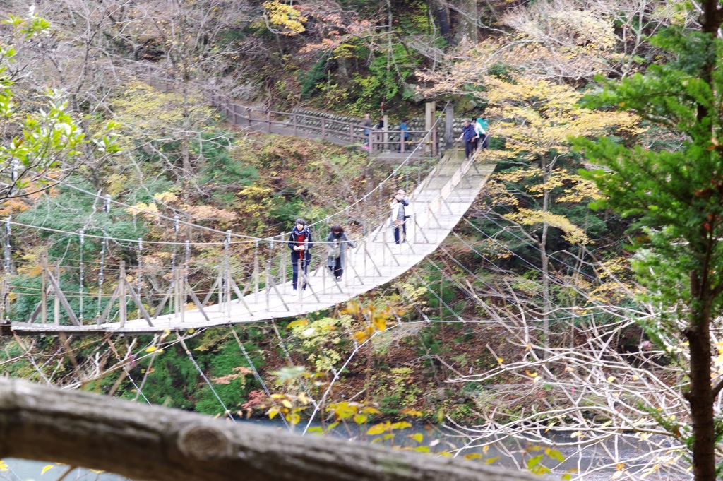 寸又峡夢の吊り橋