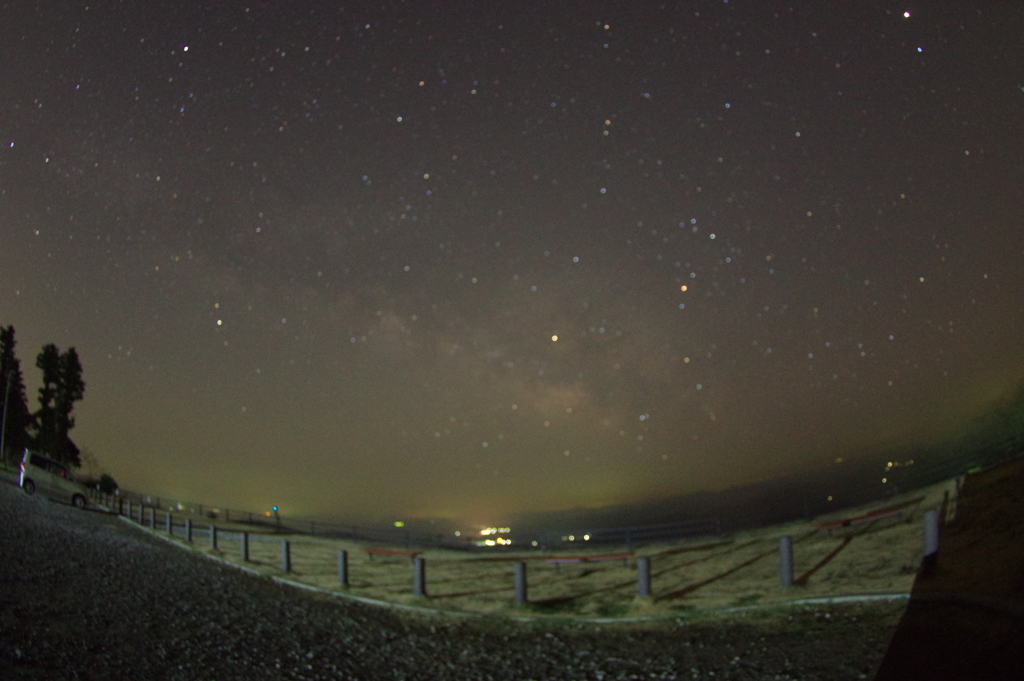 昨晩鹿野山にて天の川