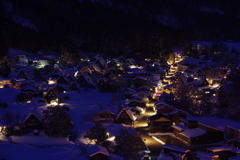 夜の白川郷