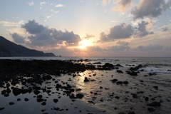 五島の夕日