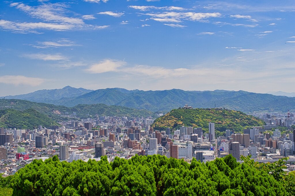 ー松山城と松山市内の風景－