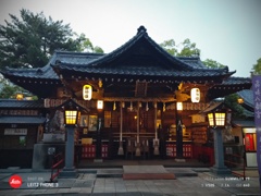 夜の神社②