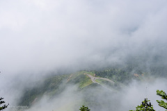 雲海の中に.