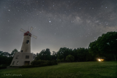 時計台と降る星の夜に.