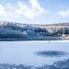 Morning of the snow.
