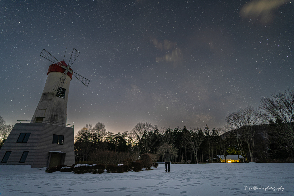 冬の夜空.