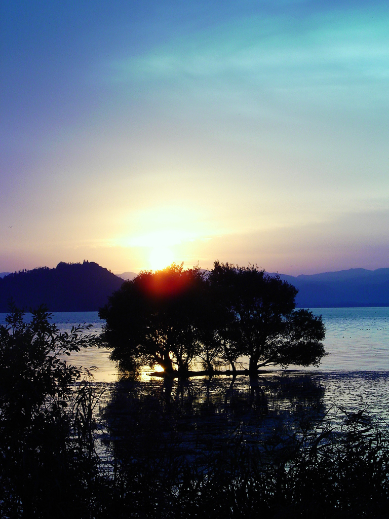琵琶湖のサンセット
