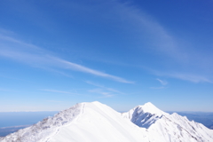 光の中の弥山