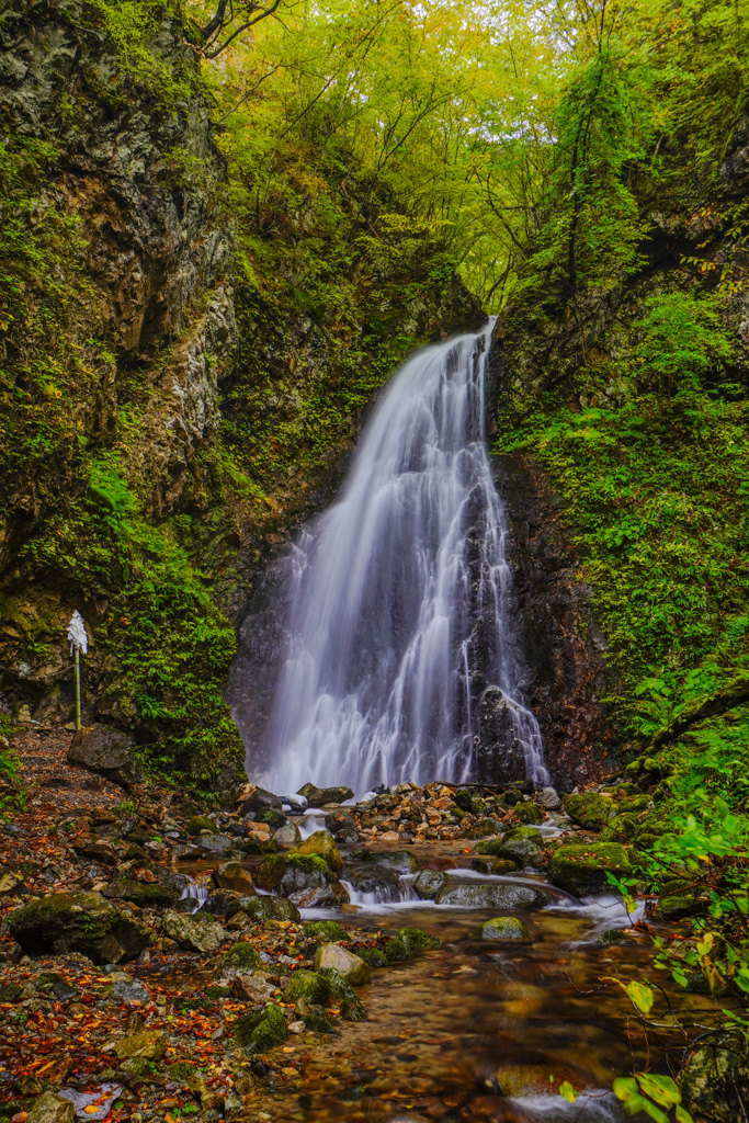 雨雲避けて福島へ４　蓮華滝