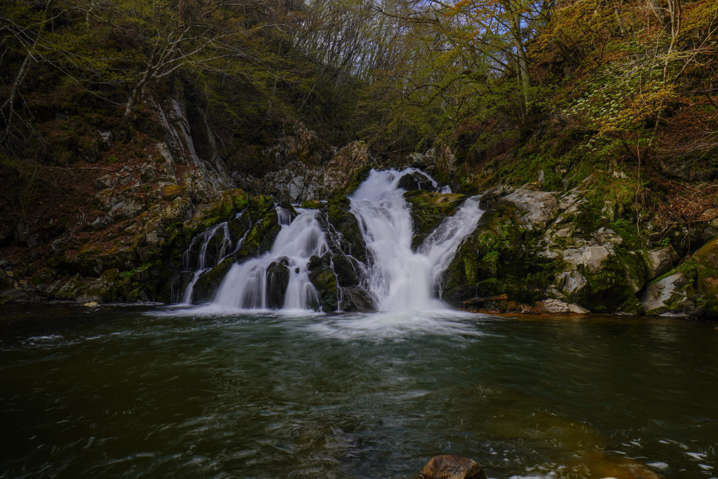 中野白滝　雄滝