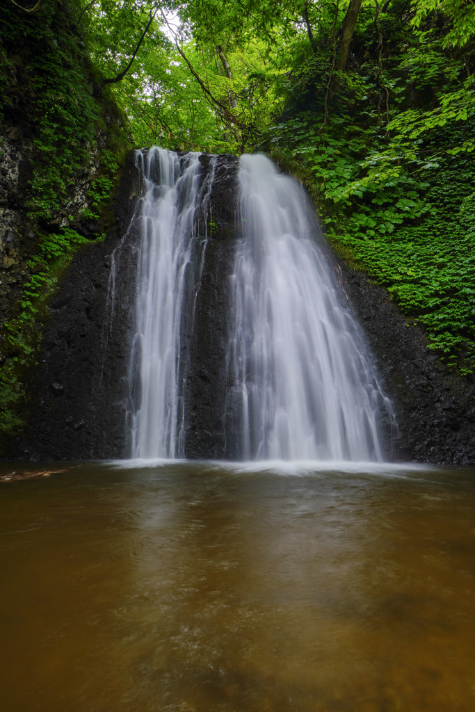 東北滝巡り８　白瀑