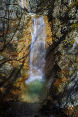 紅葉を求めて２　白水滝